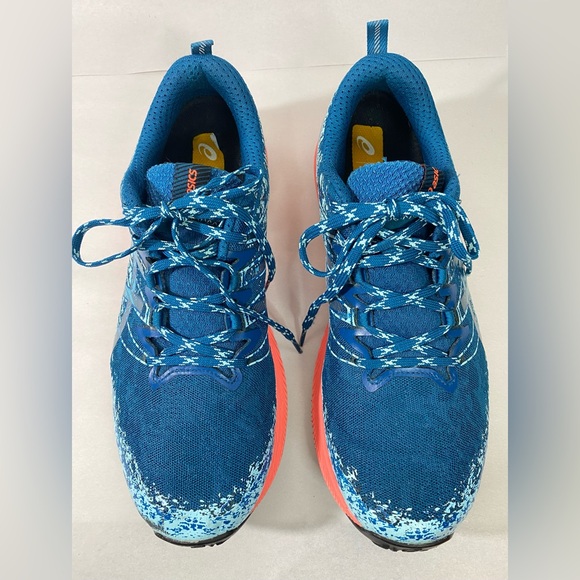 ASICS Womens Fuji Lite 2 Blue Running Shoes Deep Sea Teal Size 11.5 - Picture 3 of 9